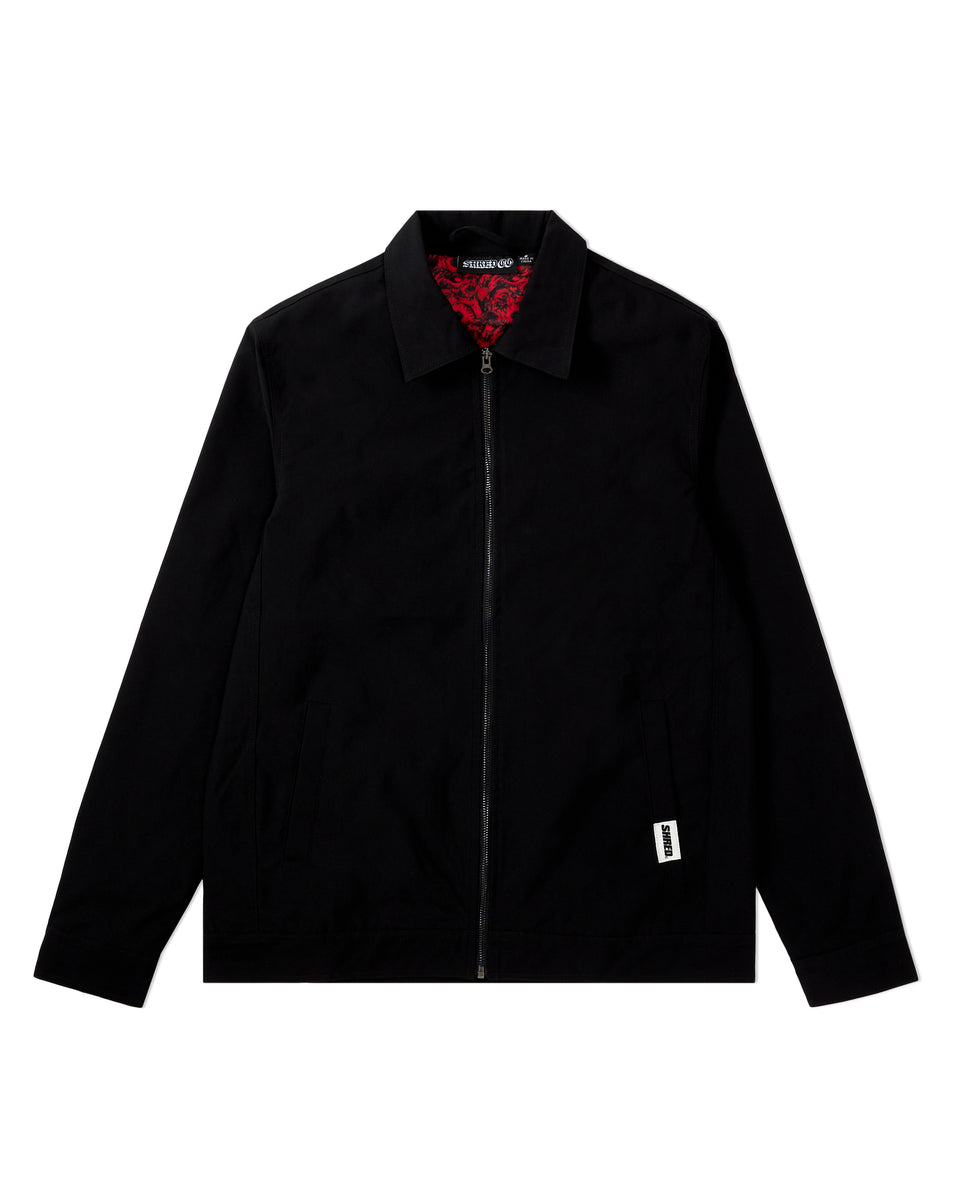 Carhartt WIP MODULAR DENISON - Summer jacket - black rinsed/black