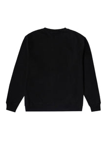 Black Long sleeved Sweatshirt, Back, Blank