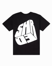 Load image into Gallery viewer, Black T-Shirt, Big Shred Box logo